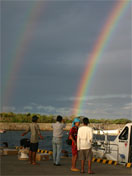 2005/9/16 船浦港の虹
