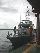 2006/9/10 大原港に接岸した巡視船「あだん」